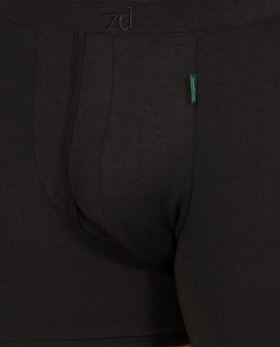 Мужские боксеры из соевой пряжи с разрезом ZD, черный
Мужские боксеры из соевой пряжи с разрезом ZD, черный