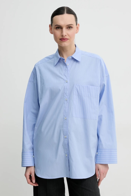 Хлопковая рубашка DERRIS By Malene Birger, синий
Хлопковая рубашка DERRIS By Malene Birger, синий