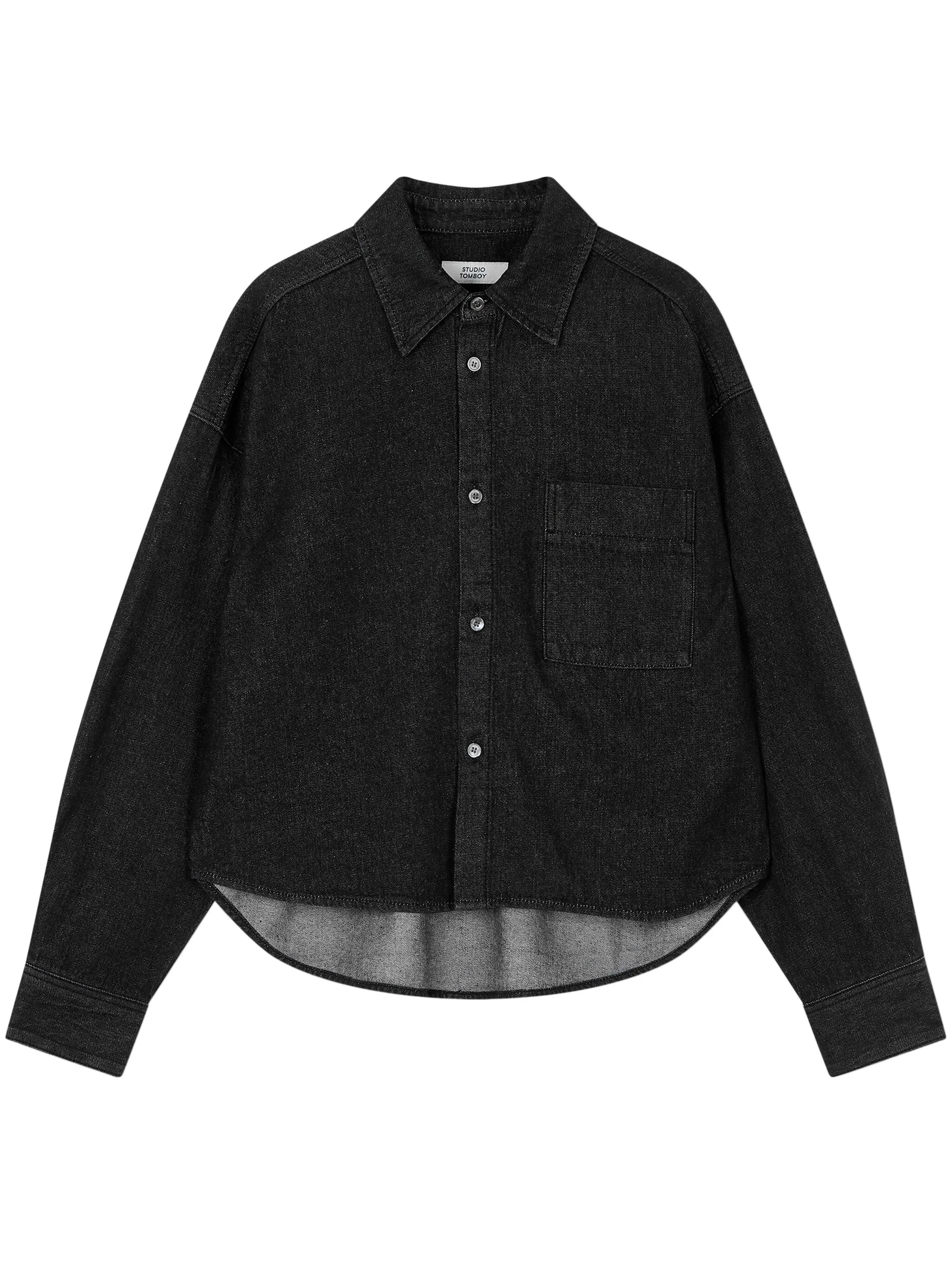 Рубашка с длинными рукавами Studio Tomboy, черный
Рубашка с длинными рукавами Studio Tomboy, черный