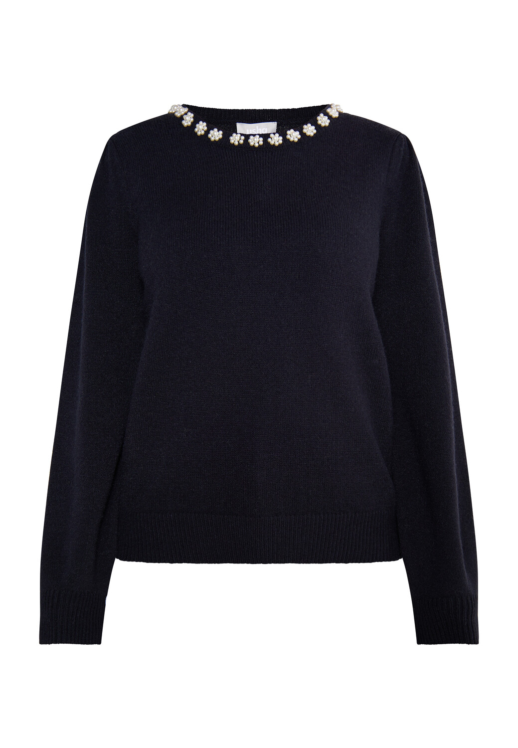 Свитер Usha Mit Perlen, черный
Свитер Usha Mit Perlen, черный