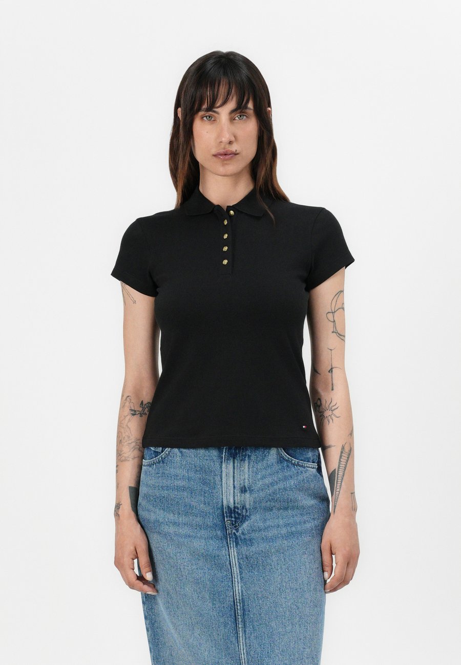 Поло Tommy Hilfiger GOLD BUTTON SLIM POLO, Black
Поло Tommy Hilfiger GOLD BUTTON SLIM POLO, Black