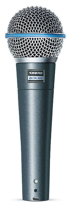 Динамический вокальный микрофон Shure BETA 58A Handheld Supercardioid Dynamic Microphone 
Динамический вокальный микрофон Shure BETA 58A Handheld Supercardioid Dynamic Microphone