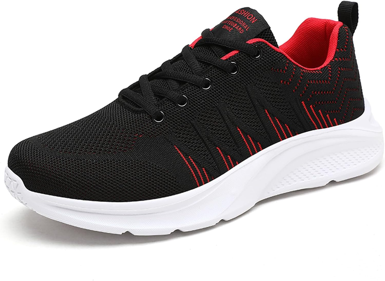 Мужские дышащие кроссовки Optigard с шнуровкой, модные легкие и удобные повседневные кроссовки для прогулок, тенниса, бега и занятий спортом в зале, черный/красный
Мужские дышащие кроссовки Optigard с шнуровкой, модные легкие и удобные повседневные кроссовки для прогулок, тенниса, бега и занятий спортом в зале, черный/красный