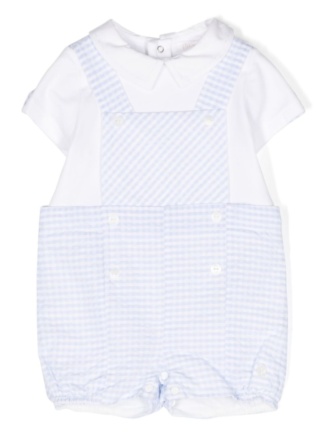 Многослойный комбинезон в клетку Patachou, синий
Многослойный комбинезон в клетку Patachou, синий