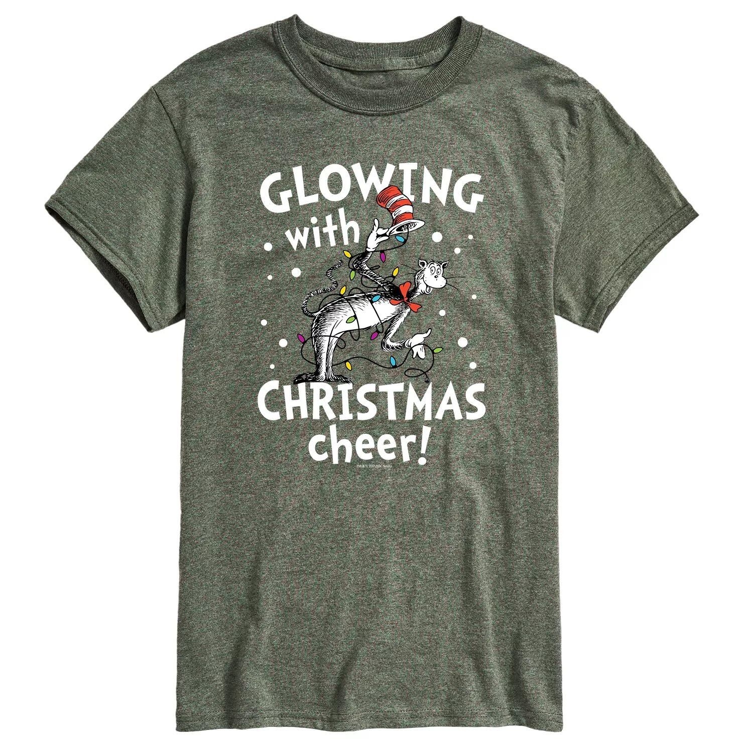 Мужская светящаяся рождественская футболка Dr. Seuss Cheer Licensed Character
Мужская светящаяся рождественская футболка Dr. Seuss Cheer Licensed Character
