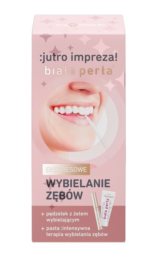 Biała Perła Jutro Impreza! набор для отбеливания зубов, 38 ml
Biała Perła Jutro Impreza! набор для отбеливания зубов, 38 ml