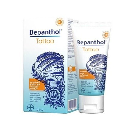 Солнцезащитный крем Tattoo Spf50 50 мл, Bepanthol
Солнцезащитный крем Tattoo Spf50 50 мл, Bepanthol