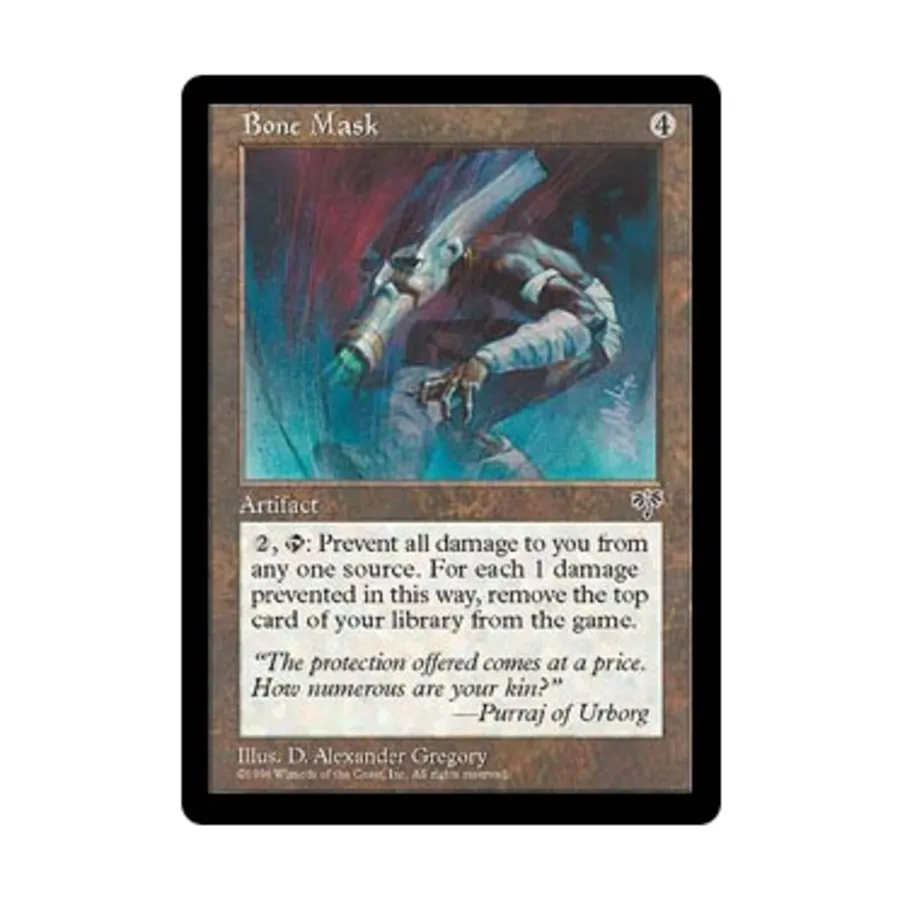 CCG Костяная маска (клавиша R), MTG - Mirage
CCG Костяная маска (клавиша R), MTG - Mirage