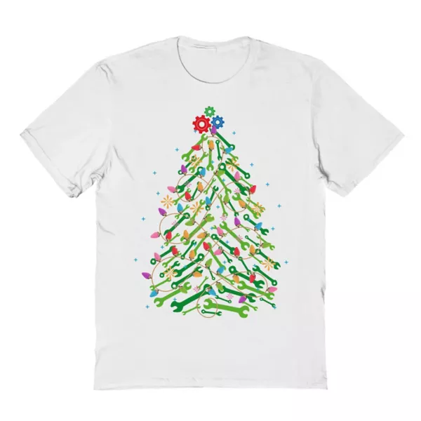 Мужская футболка с рождественским рисунком «Механическая елка» Licensed Character, белый
Мужская футболка с рождественским рисунком «Механическая елка» Licensed Character, белый