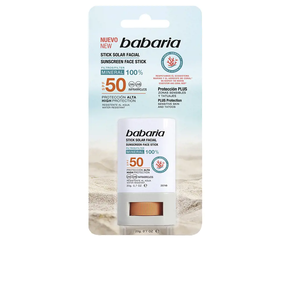 Солнцезащитный крем Solar Stick Facial Spf50 Babaria, 20 гр
Солнцезащитный крем Solar Stick Facial Spf50 Babaria, 20 гр