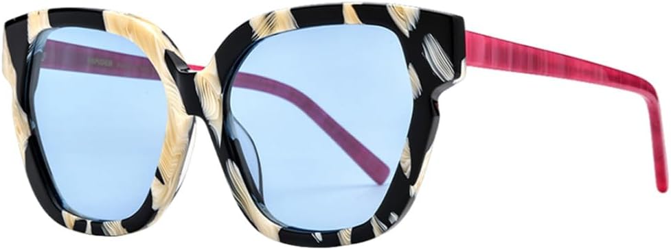 Солнцезащитные очки MUTYNE из ацетата для мужчин, яркие, в стиле ретро, модные, «кошачий глаз», защита от УФ-излучения UV400, женские солнцезащитные очки, Blue Purple
Солнцезащитные очки MUTYNE из ацетата для мужчин, яркие, в стиле ретро, модные, «кошачий глаз», защита от УФ-излучения UV400, женские солнцезащитные очки, Blue Purple