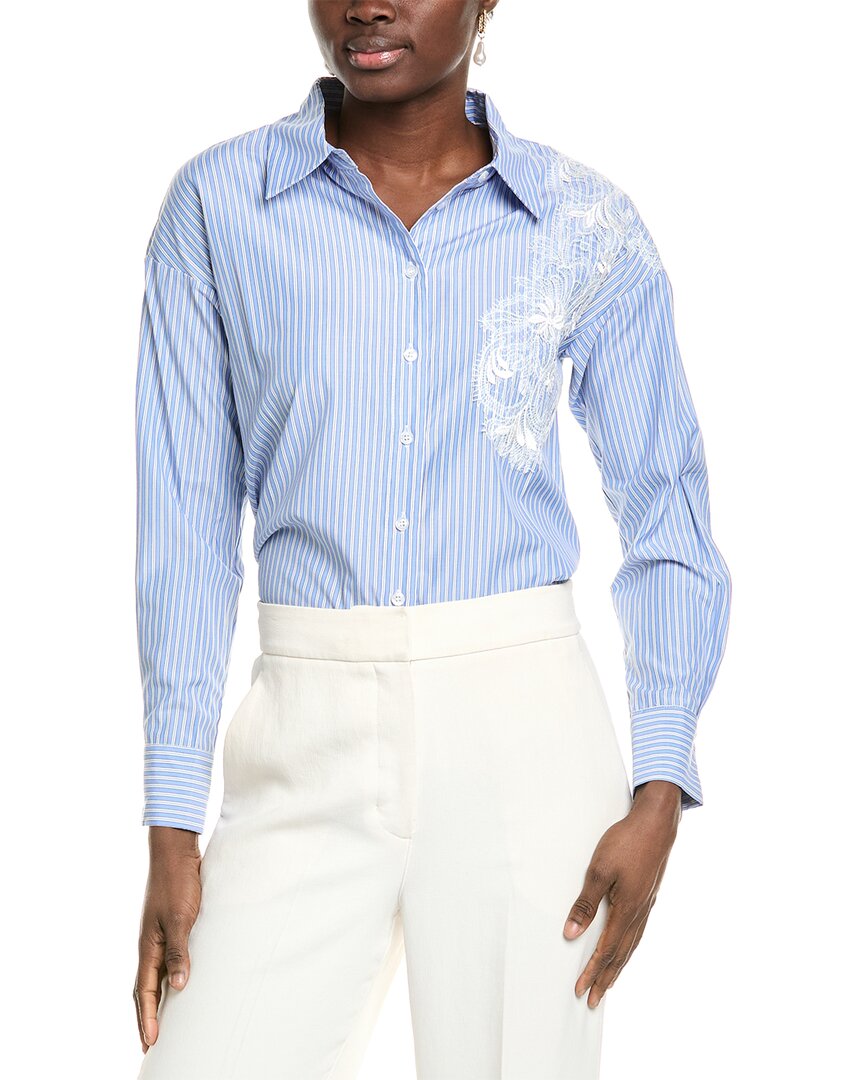 Грация Цветочная вышитая блузка Gracia, синий
Грация Цветочная вышитая блузка Gracia, синий