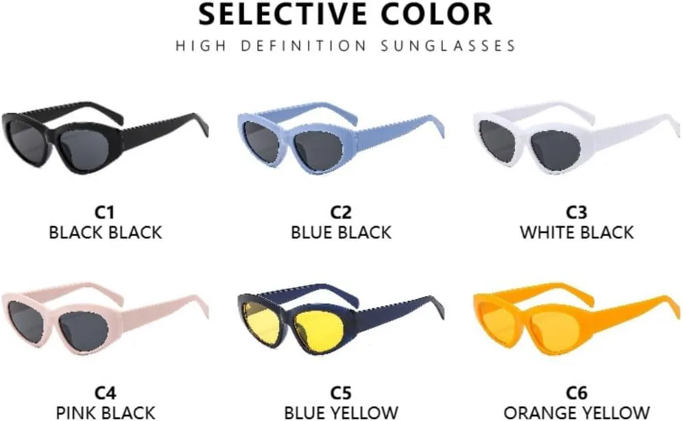 Солнцезащитные очки для мужчин и женщин - защита UV400 - цвет «кошачий глаз», маленькая оправа, для занятий спортом на открытом воздухе и вождения DSVIGF, Black
Солнцезащитные очки для мужчин и женщин - защита UV400 - цвет «кошачий глаз», маленькая оправа, для занятий спортом на открытом воздухе и вождения DSVIGF, Black