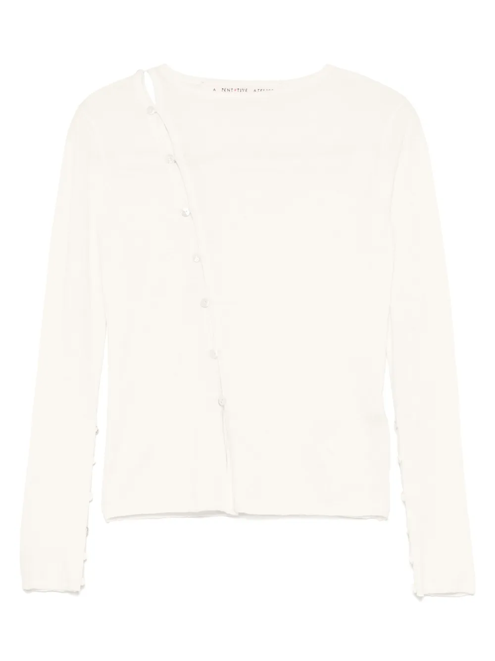 Асимметричный топ A Tentative Atelier, нейтральный
Асимметричный топ A Tentative Atelier, нейтральный