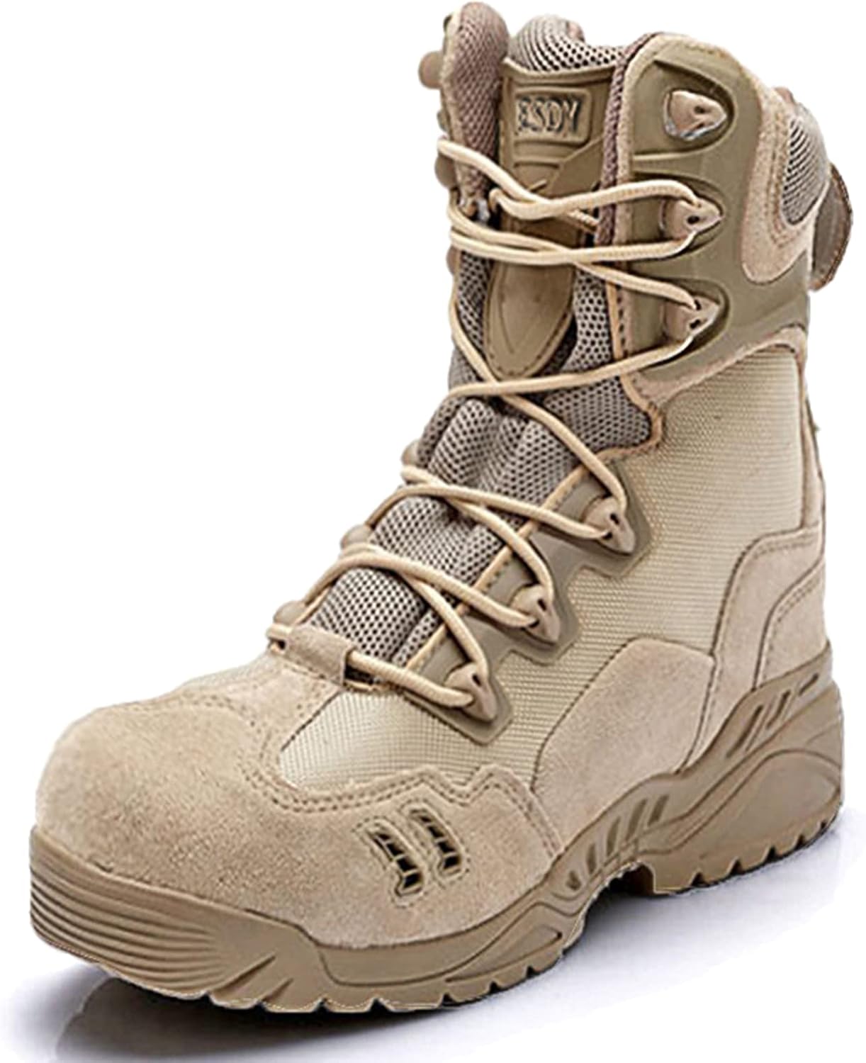 Мужские водонепроницаемые туристические ботинки hongrenamz, легкие для кемпинга, тактические военные походные ботинки, туристические ботинки, хаки, EU41/US8
Мужские водонепроницаемые туристические ботинки hongrenamz, легкие для кемпинга, тактические военные походные ботинки, туристические ботинки, хаки, EU41/US8