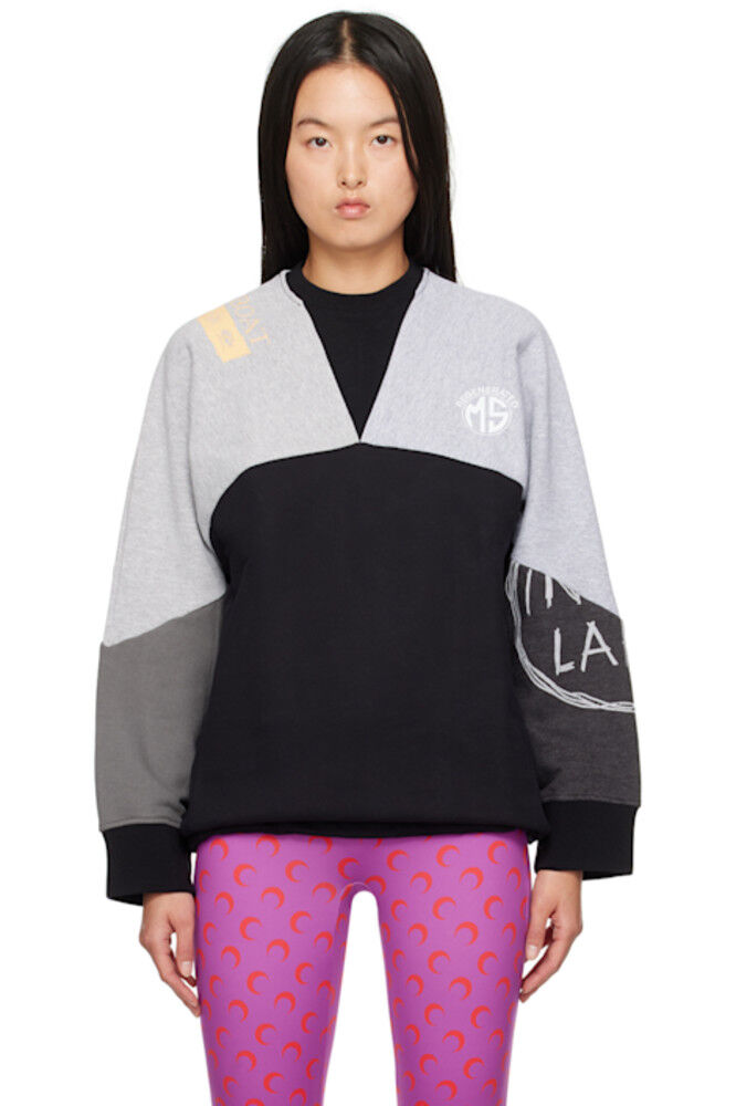 Серые и черные переработанные графические толстовки Толстовка Marine Serre
Серые и черные переработанные графические толстовки Толстовка Marine Serre