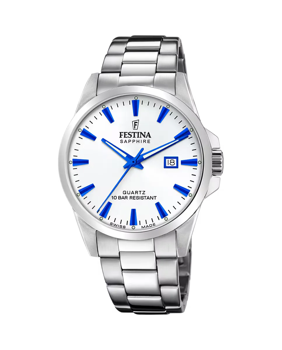 Мужские часы F20024/5 Acero Classico из серебристой стали Festina, серебряный
Мужские часы F20024/5 Acero Classico из серебристой стали Festina, серебряный