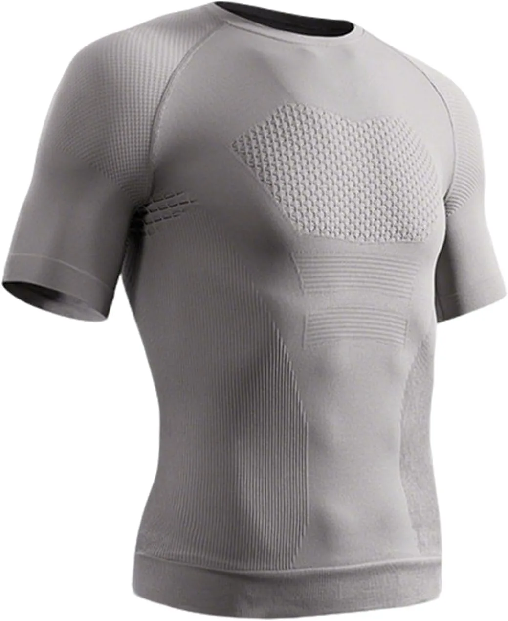 Мужская компрессионная футболка с круглым вырезом, легкая, быстросохнущая
Мужская компрессионная футболка с круглым вырезом, легкая, быстросохнущая