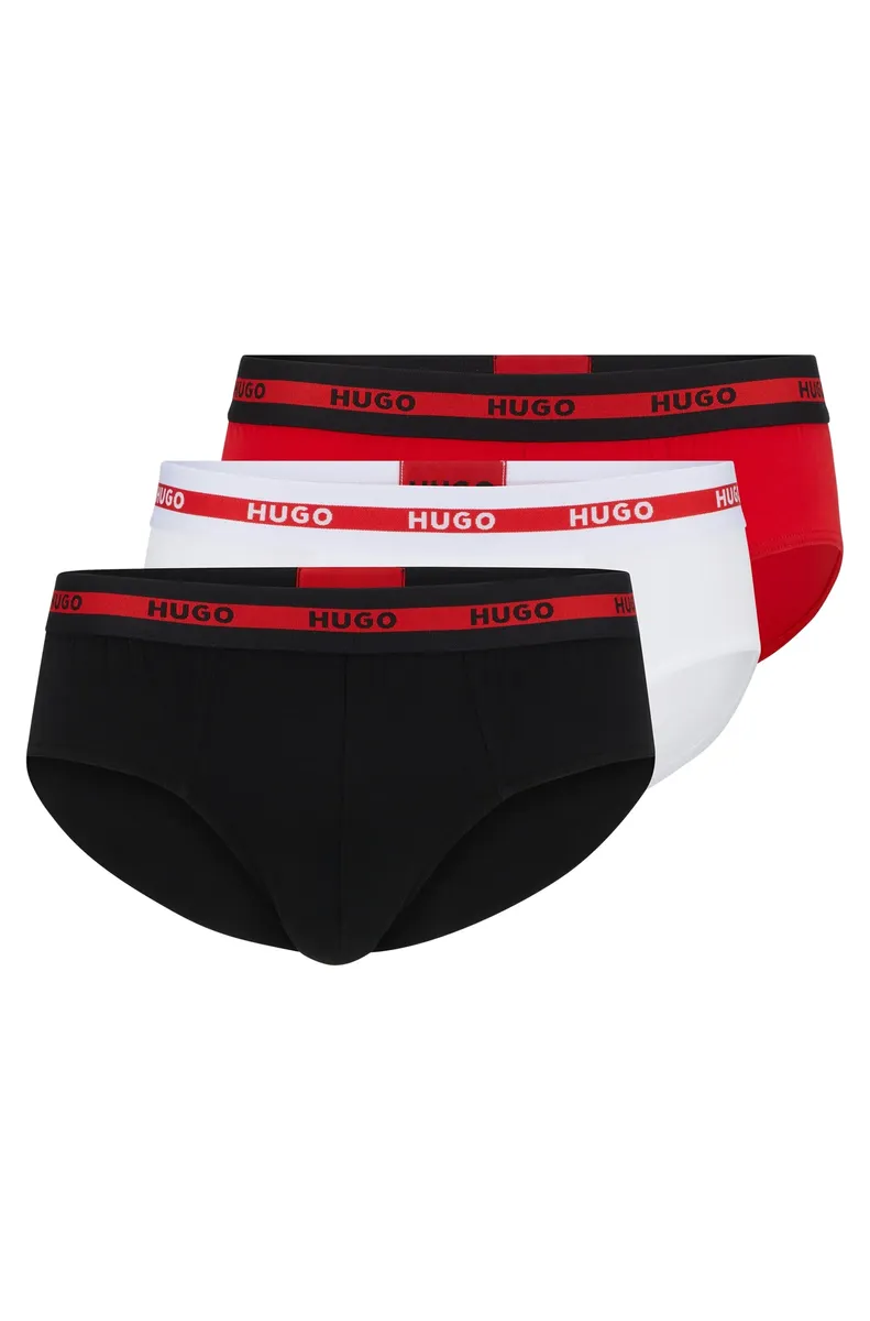 Трусы HUGO Underwear (3 шт., в упаковке 3 шт.) с контрастными полосками и надписью-логотипом на поясе, черный
Трусы HUGO Underwear (3 шт., в упаковке 3 шт.) с контрастными полосками и надписью-логотипом на поясе, черный