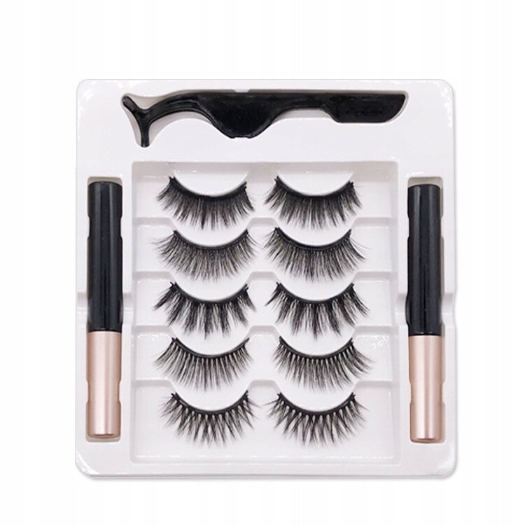 Накладные ресницы, магнитные пинцеты для подводки глаз, 5 пар inna
Накладные ресницы, магнитные пинцеты для подводки глаз, 5 пар inna