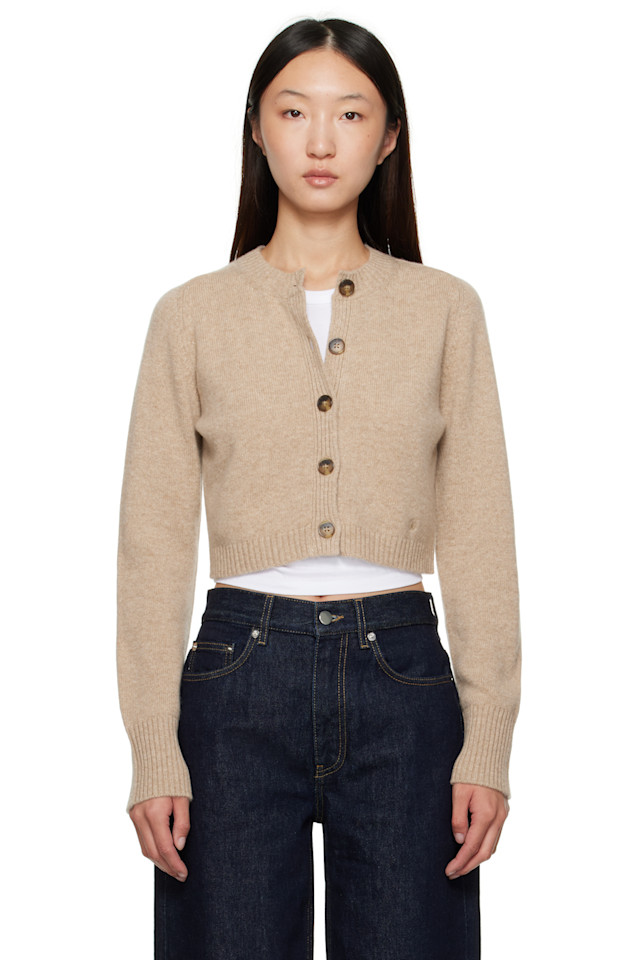 Кашемировый укороченный кардиган Zephir Loulou De Saison, бежевый
Кашемировый укороченный кардиган Zephir Loulou De Saison, бежевый