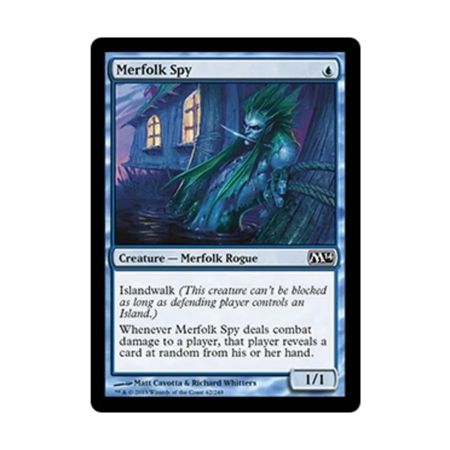 CCG Мерфолк-шпион (C) (фольга), MTG - Magic 2014
CCG Мерфолк-шпион (C) (фольга), MTG - Magic 2014