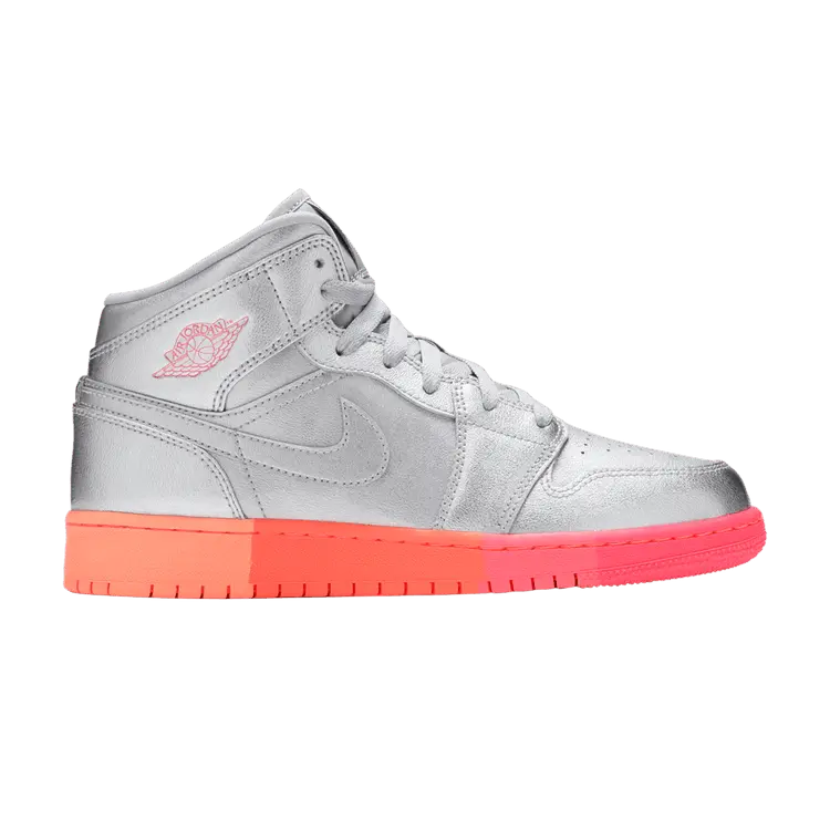 Кроссовки Air Jordan Air Jordan 1 Mid GS 'Metallic Silver Pink Crimson', серебряный
Кроссовки Air Jordan Air Jordan 1 Mid GS 'Metallic Silver Pink Crimson', серебряный