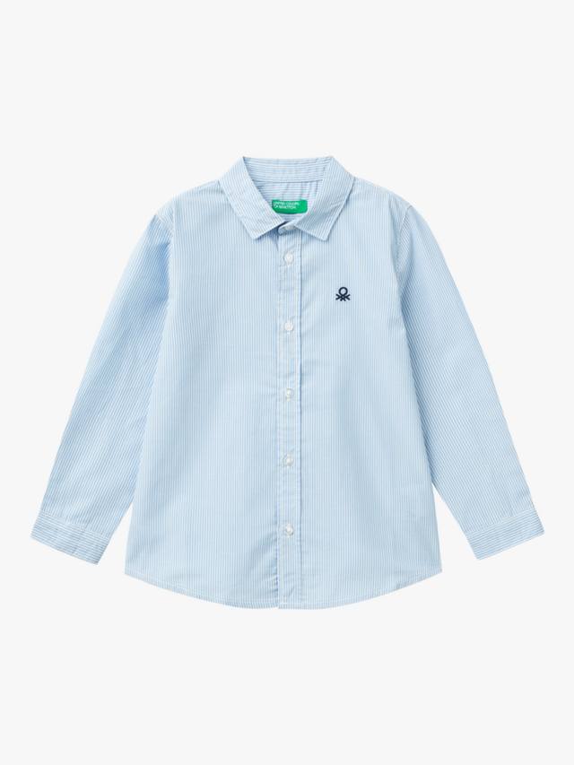 Детская хлопковая рубашка с длинными рукавами в полоску Benetton, Multi
Детская хлопковая рубашка с длинными рукавами в полоску Benetton, Multi