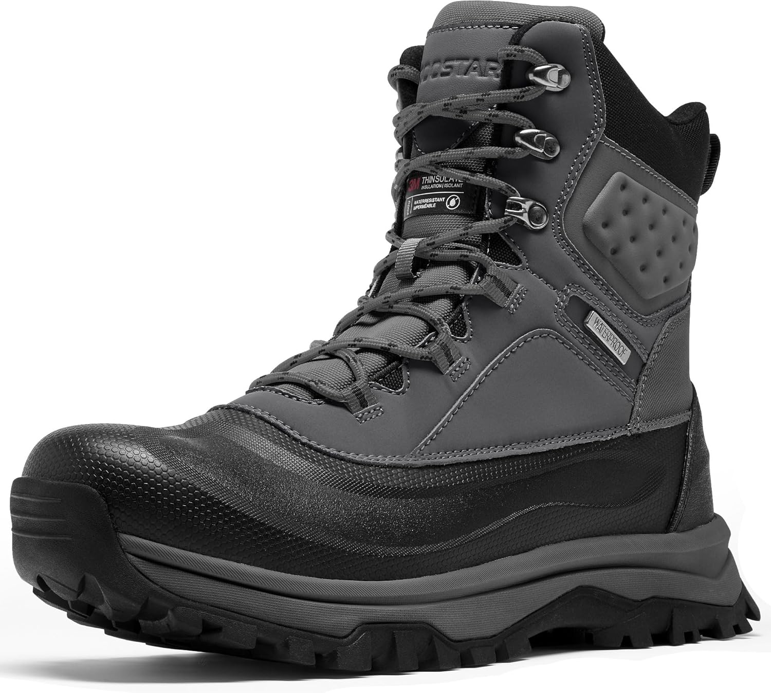 Мужские зимние ботинки с утеплителем и водонепроницаемой защитой для холодной погоды Coostar, темно-серый
Мужские зимние ботинки с утеплителем и водонепроницаемой защитой для холодной погоды Coostar, темно-серый