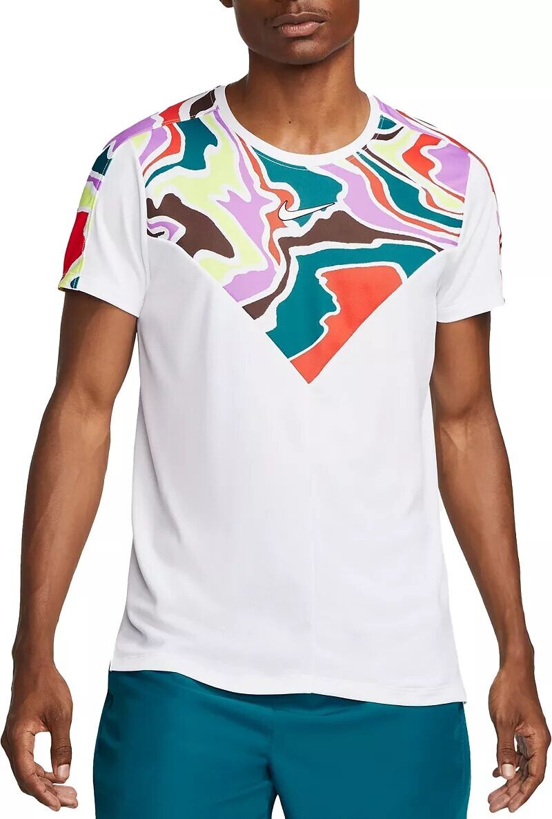 Мужская теннисная футболка NikeCourt Dri FIT Slam Slam, белый
Мужская теннисная футболка NikeCourt Dri FIT Slam Slam, белый