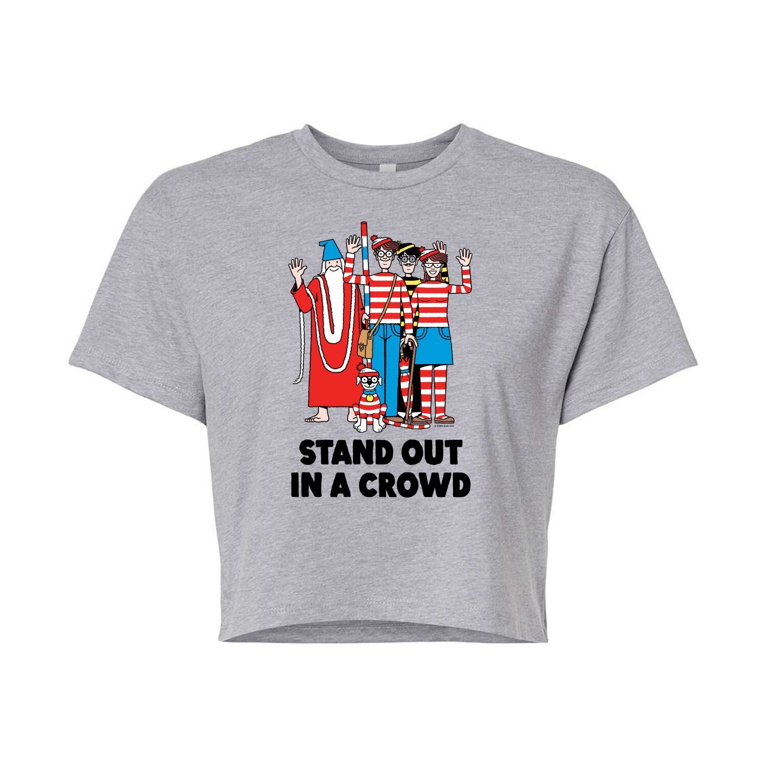 Укороченная футболка для юниоров Where's Waldo Stand Out Licensed Character, серый
Укороченная футболка для юниоров Where's Waldo Stand Out Licensed Character, серый