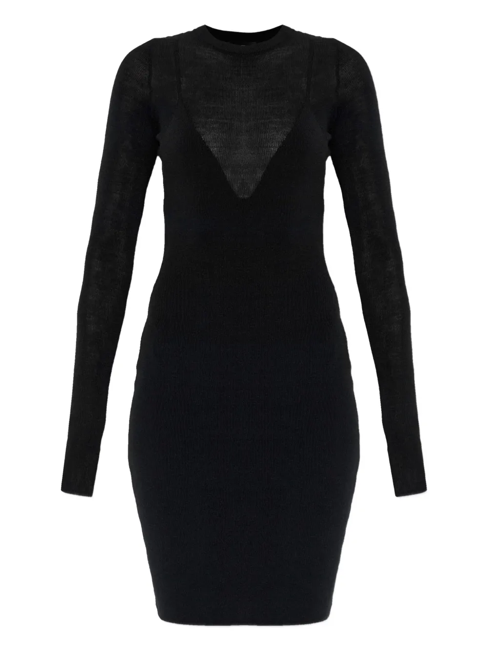 Платье мини с длинными рукавами и декором Medusa Versace, черный
Платье мини с длинными рукавами и декором Medusa Versace, черный