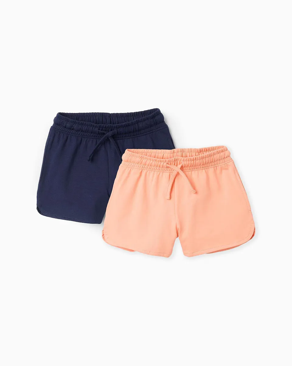 Комплект из 2 шорт для девочек из плюша с завязками Zippy, оранжевый
Комплект из 2 шорт для девочек из плюша с завязками Zippy, оранжевый