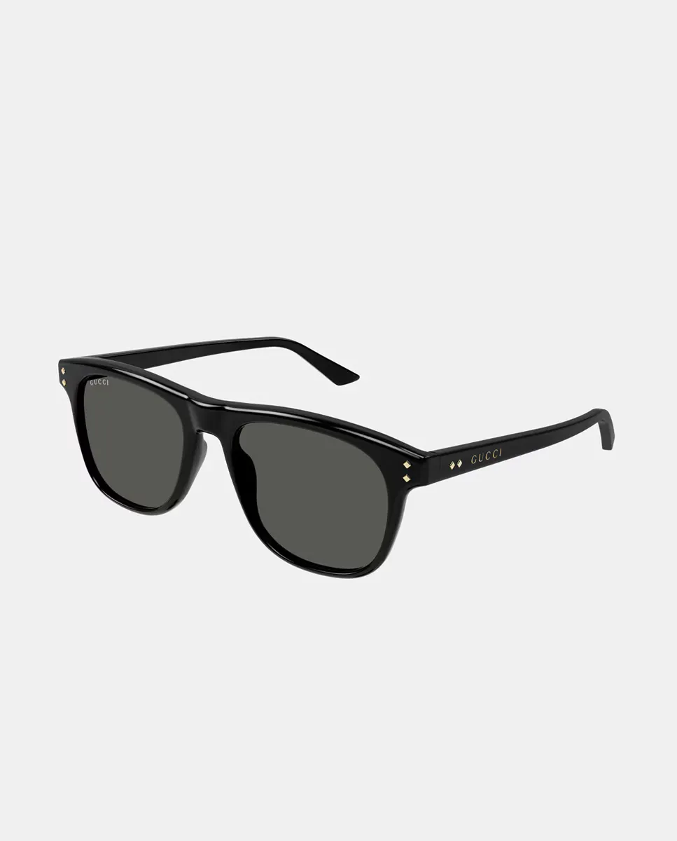 Мужские прямоугольные солнцезащитные очки из переработанного ацетата Gucci, чёрный
Мужские прямоугольные солнцезащитные очки из переработанного ацетата Gucci, чёрный
