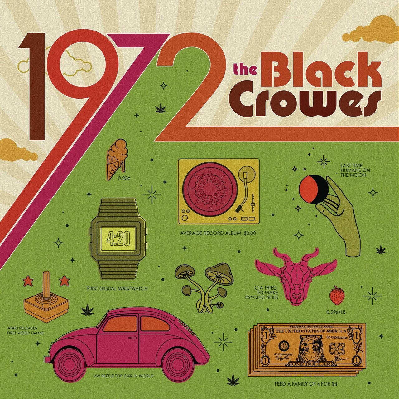 Виниловая пластинка Black Crowes - 1972
Виниловая пластинка Black Crowes - 1972