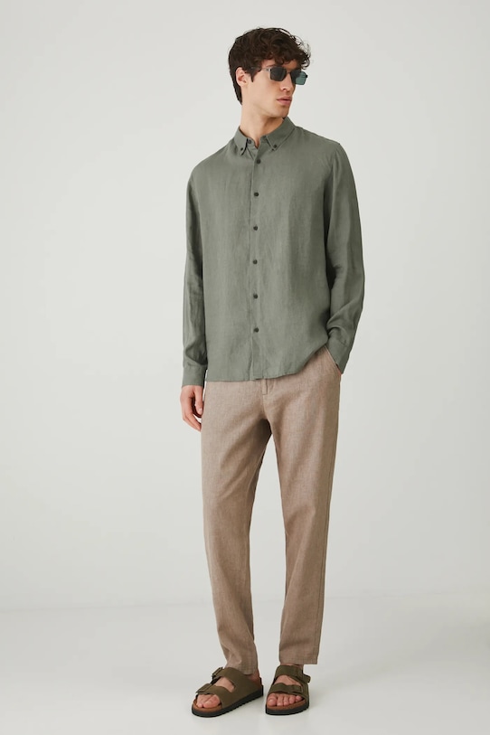 Льняная рубашка Medicine, зеленый
Льняная рубашка Medicine, зеленый
