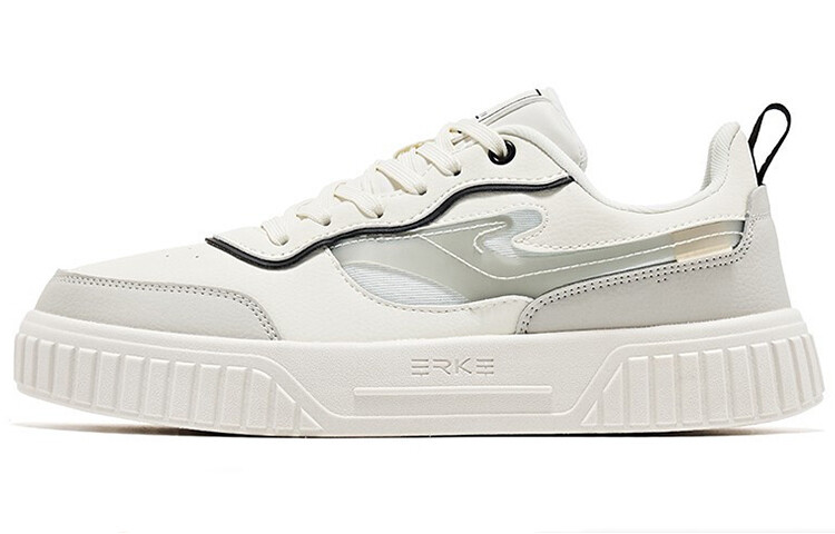 Кеды, скейтборд обувь женская низкая слоновая кость/черный Erke
Кеды, скейтборд обувь женская низкая слоновая кость/черный Erke