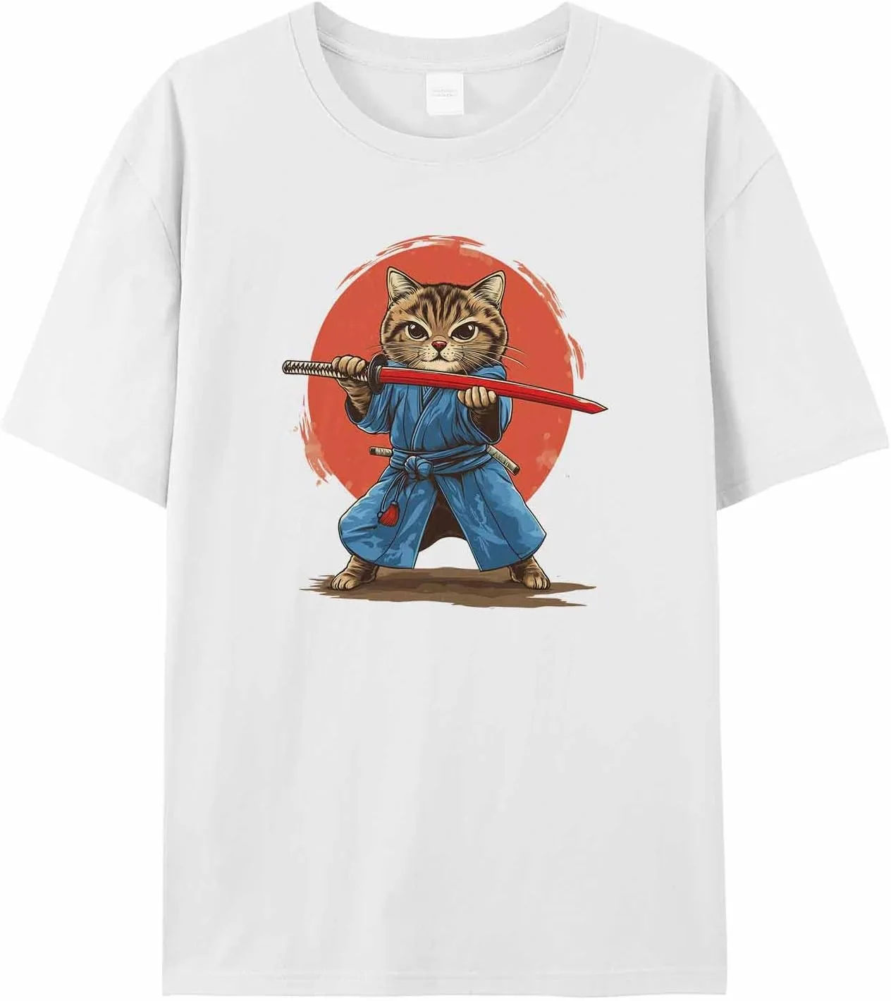 Мужская футболка Cat Sword с коротким рукавом jdudh
Мужская футболка Cat Sword с коротким рукавом jdudh