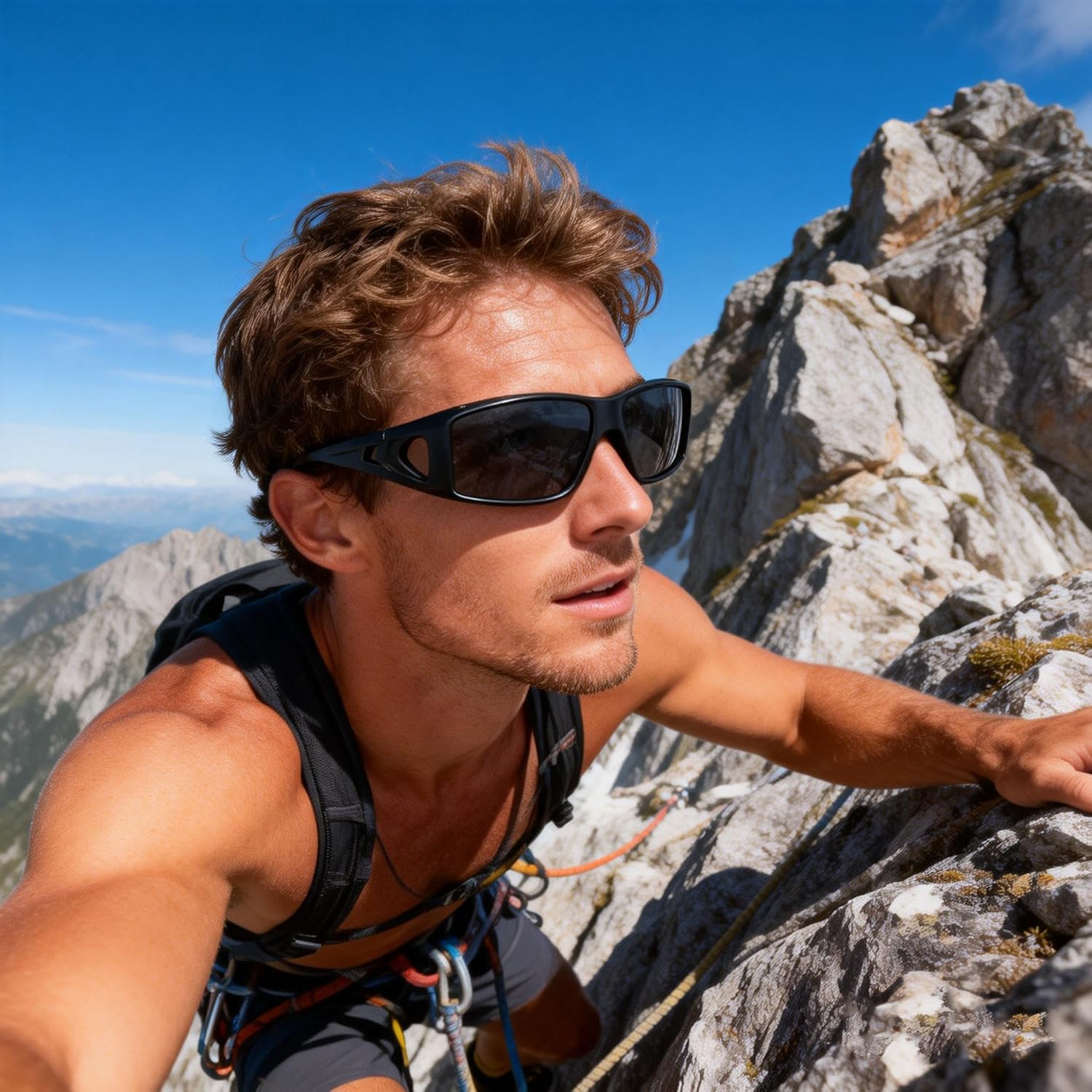 Мужские поляризованные спортивные солнцезащитные очки bullabulling Warp Around с защитой от УФ-излучения UV400, изогнутые, для активного отдыха на открытом воздухе, Black
Мужские поляризованные спортивные солнцезащитные очки bullabulling Warp Around с защитой от УФ-излучения UV400, изогнутые, для активного отдыха на открытом воздухе, Black