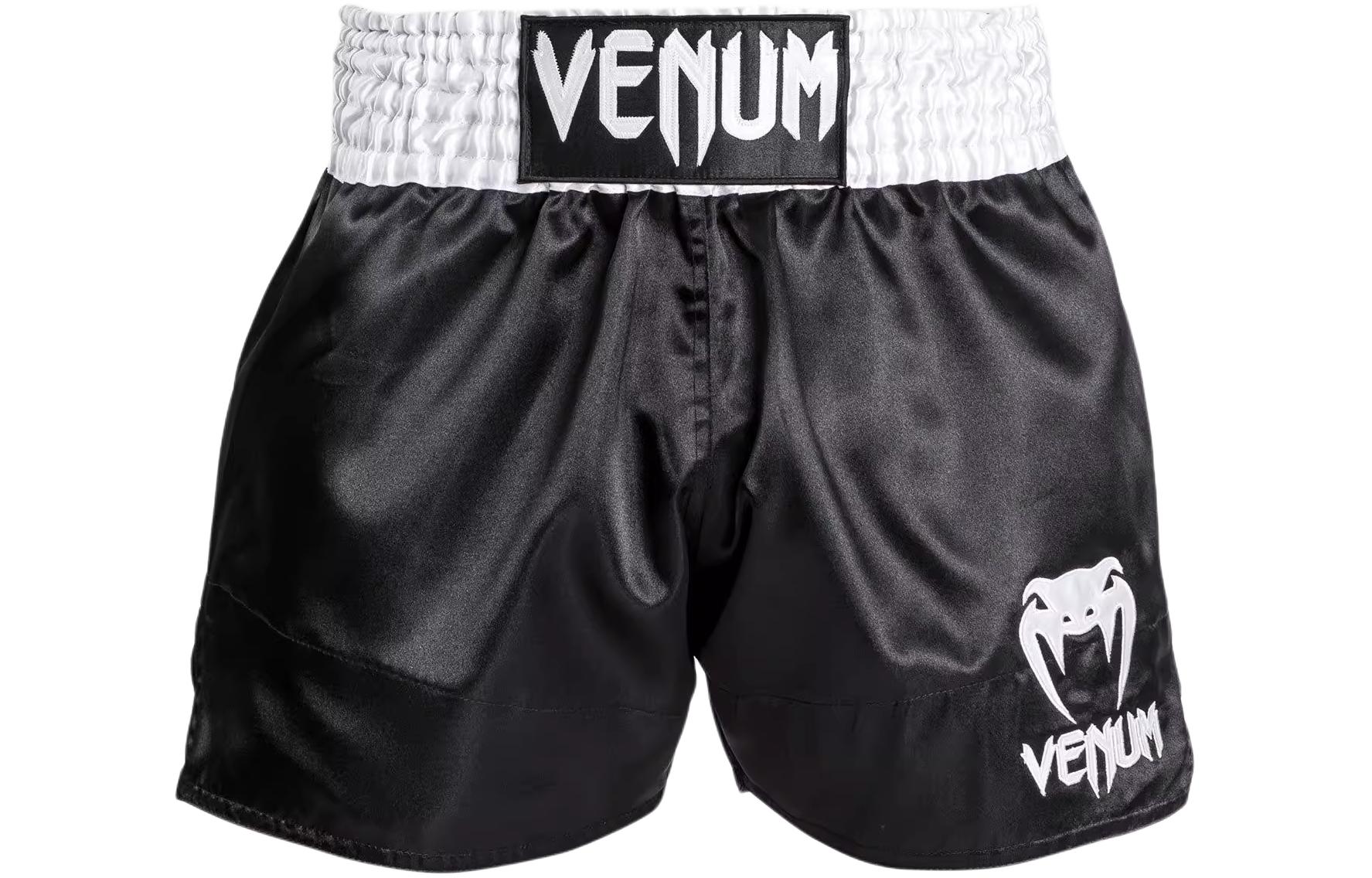 Шорты спортивные унисекс черно-белые VENUM
Шорты спортивные унисекс черно-белые VENUM