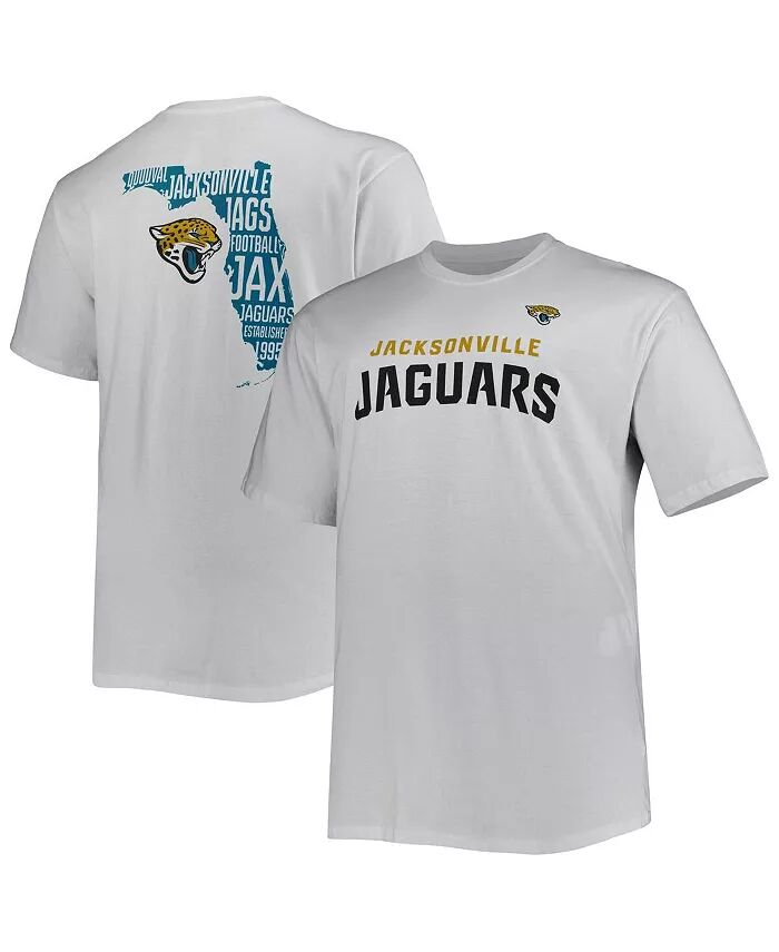 Мужская белая футболка Jacksonville Jaguars Big Tall Hometown Collection Hot Shot Fanatics
Мужская белая футболка Jacksonville Jaguars Big Tall Hometown Collection Hot Shot Fanatics