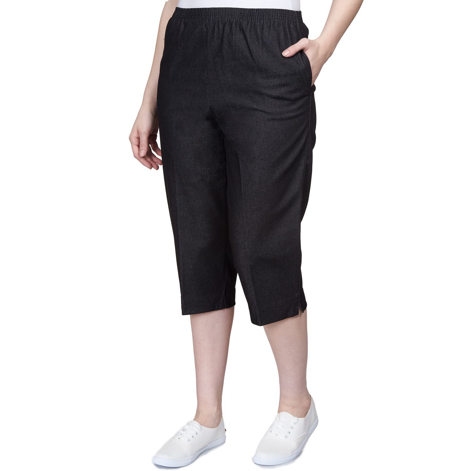 Джинсовые капри без застежки Petite Alfred Dunner Alfred Dunner, черный
Джинсовые капри без застежки Petite Alfred Dunner Alfred Dunner, черный