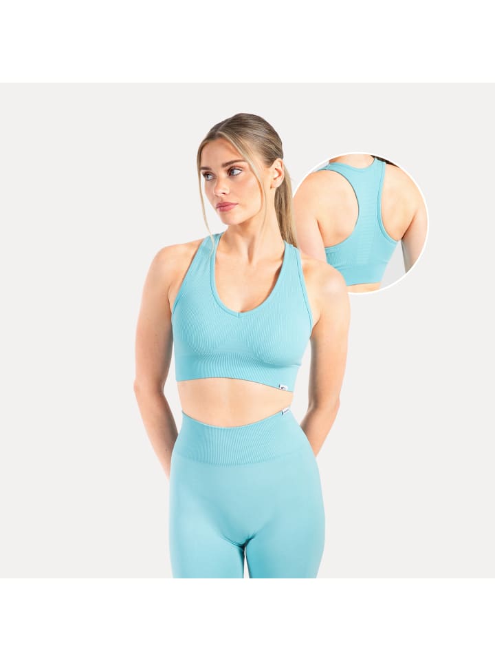 SMILODOX Спортивный бюстгальтер Amaze Pro бирюзового цвета
SMILODOX Спортивный бюстгальтер Amaze Pro бирюзового цвета