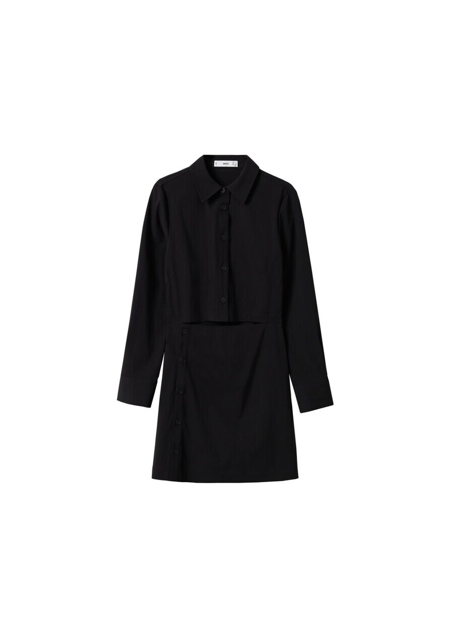 Платье-рубашка Mango RENE, черный 
Платье-рубашка Mango RENE, черный