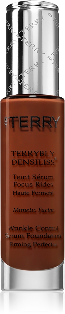 Terrybly Densiliss Foundation - стойкая основа под макияж для уставшей кожи By Terry, atspalvis deep ebony 30 мл
Terrybly Densiliss Foundation - стойкая основа под макияж для уставшей кожи By Terry, atspalvis deep ebony 30 мл