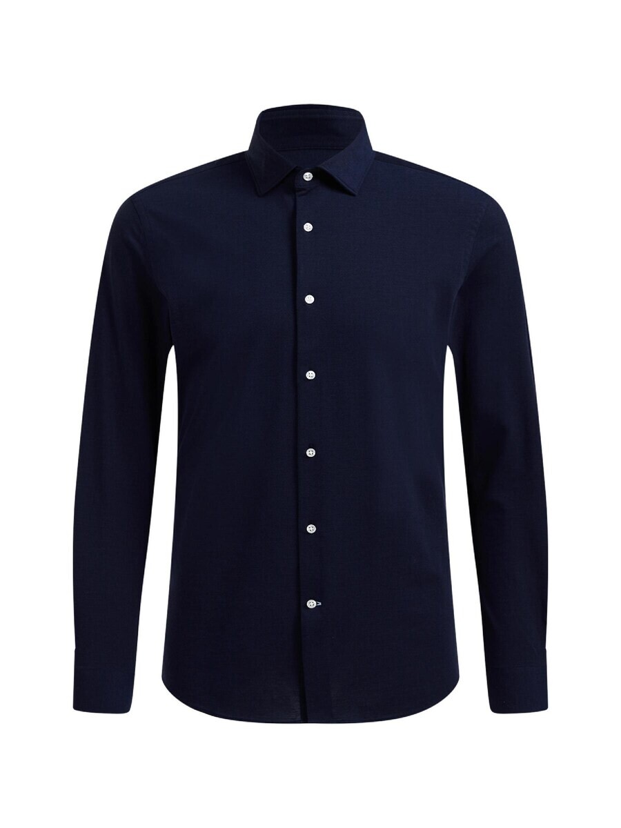 Рубашка узкого кроя на пуговицах We Fashion, темно-синий
Рубашка узкого кроя на пуговицах We Fashion, темно-синий