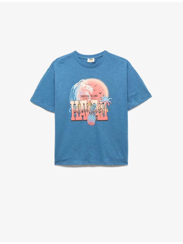 Футболка SS синего цвета KOTON
Футболка SS синего цвета KOTON