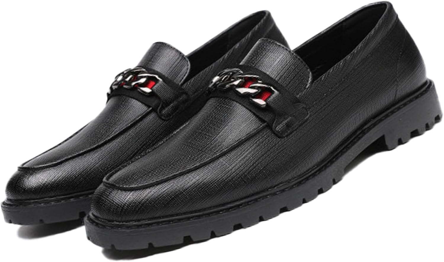 Мужские кожаные лоферы без шнурков, легкие и дышащие, с декоративной цепочкой, подошва с протектором, противоскользящие, классические туфли на низком устойчивом каблуке для офиса и бизнеса Nouriron, черный
Мужские кожаные лоферы без шнурков, легкие и дышащие, с декоративной цепочкой, подошва с протектором, противоскользящие, классические туфли на низком устойчивом каблуке для офиса и бизнеса Nouriron, черный