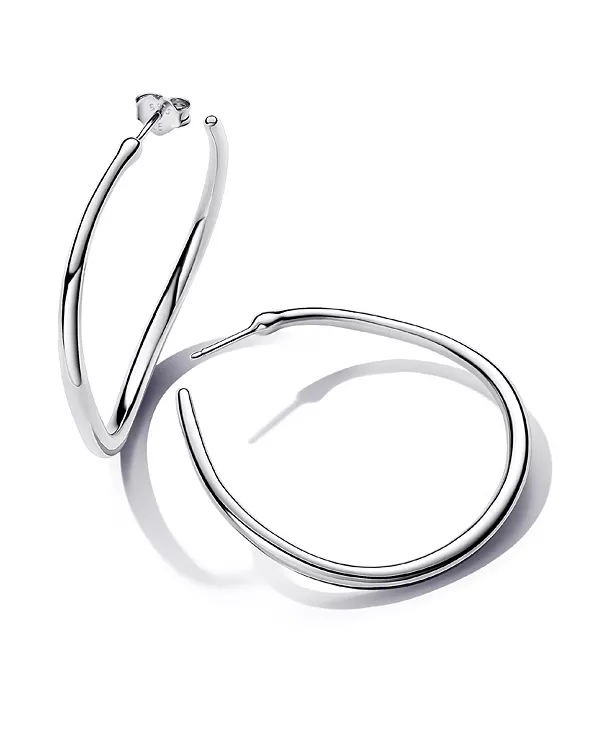 Серебряные серьги-кольца открытого типа диаметром 42 мм Pandora, silver
Серебряные серьги-кольца открытого типа диаметром 42 мм Pandora, silver