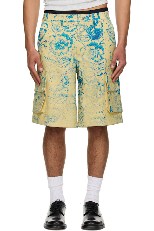 Эксклюзивные желтые карго-шорты с цветочным принтом Ssense Stanley Raffington, мультиколор
Эксклюзивные желтые карго-шорты с цветочным принтом Ssense Stanley Raffington, мультиколор